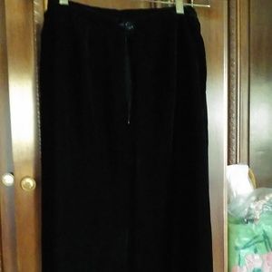 Black Velvet Skirt